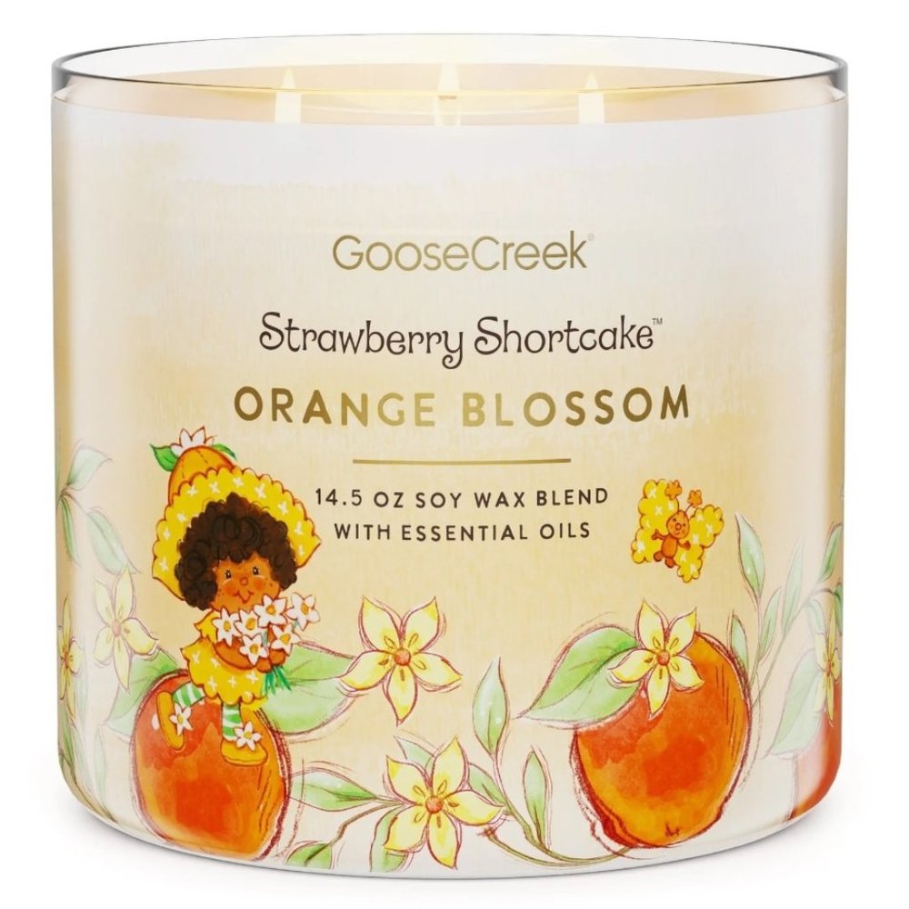 ORANGE BLOSSOM 3-WICK STRAWBERRY SHORTCAKE CANDLE